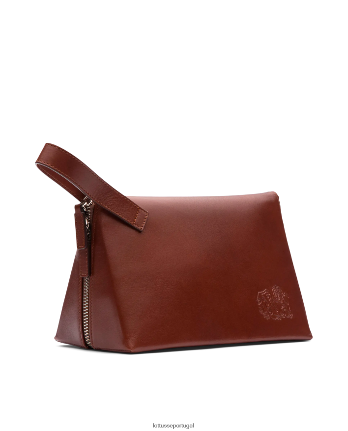 ponto Lottusse coleção conjunto de limpeza de bezerro lux crust anilina marrom 86F22T456 acessórios