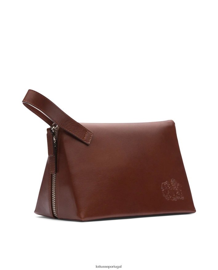 ponto Lottusse coleção conjunto de limpeza de bezerro lux crust anilina marrom 86F22T457 acessórios