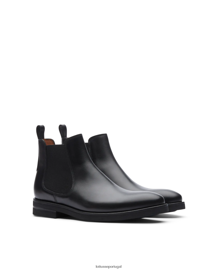 ponto Lottusse homens holborn botas de cano curto preto 86F22T17 calçados