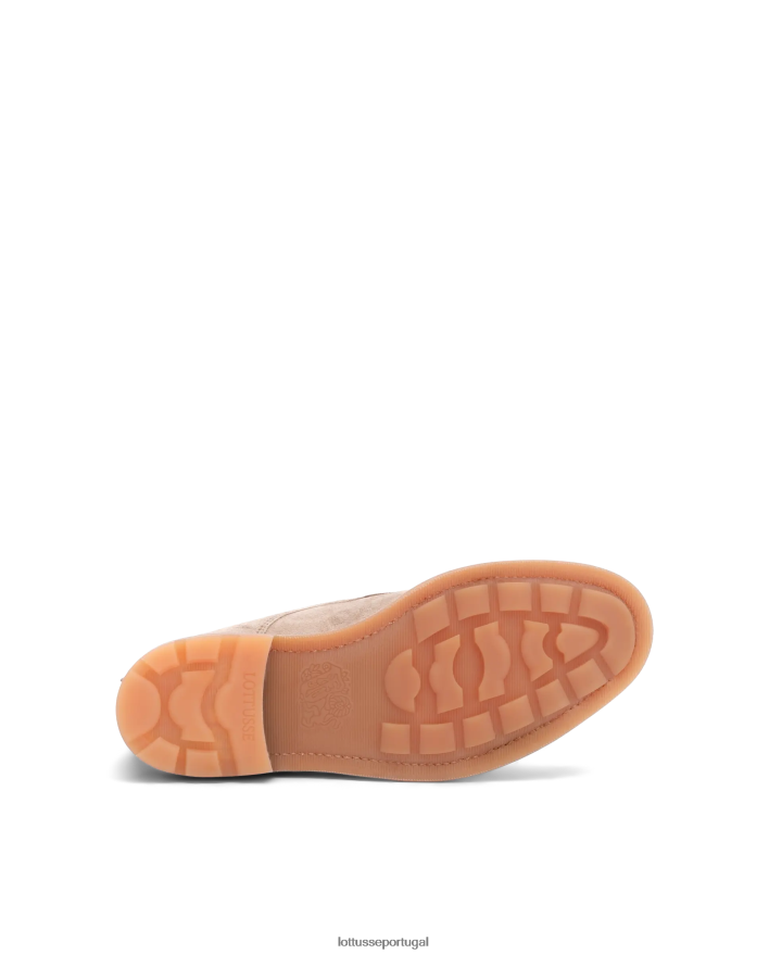 ponto Lottusse homens botas de camurça bonaire deer cinza 86F22T133 calçados