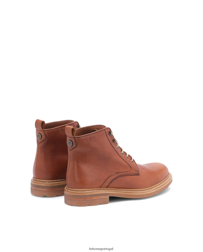 ponto Lottusse homens botas de renda bonaire marrom 86F22T132 calçados