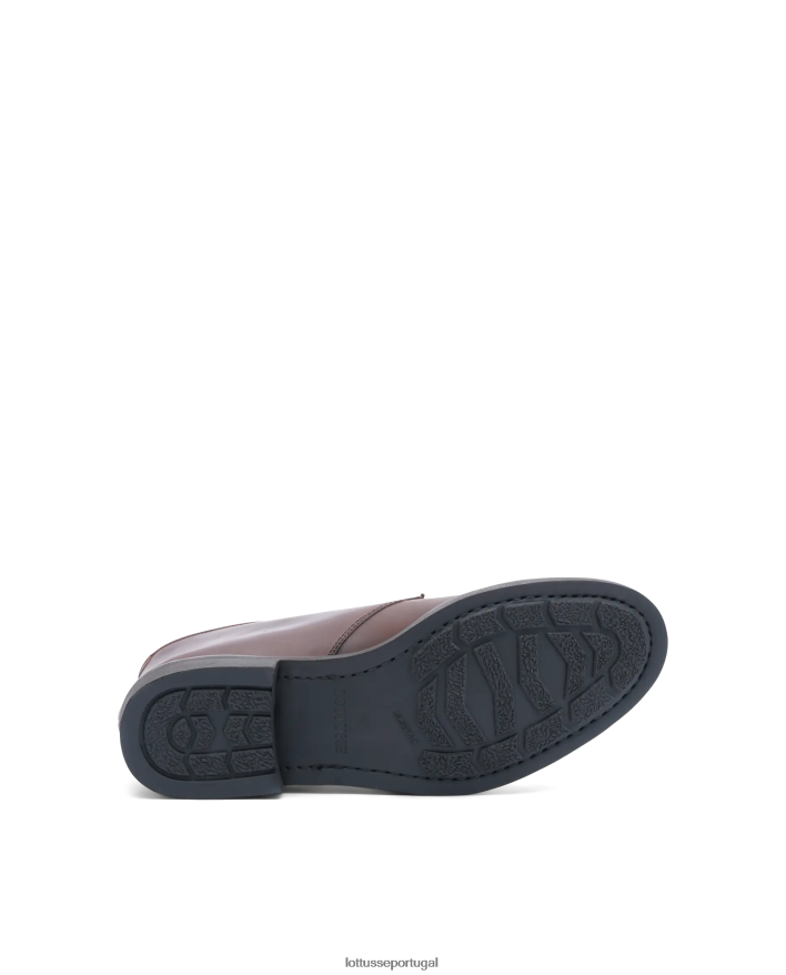 ponto Lottusse homens bota chelsea wax bezerro cano baixo marrom 86F22T186 calçados