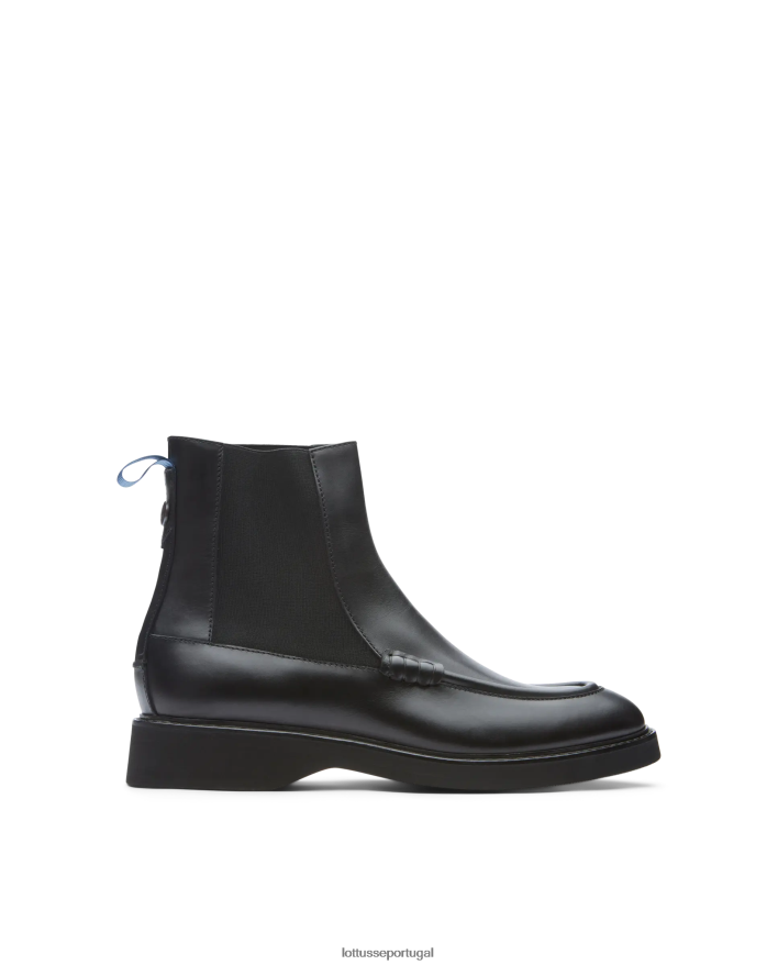 ponto Lottusse homens luca brush off bezerro botins preto 86F22T172 calçados