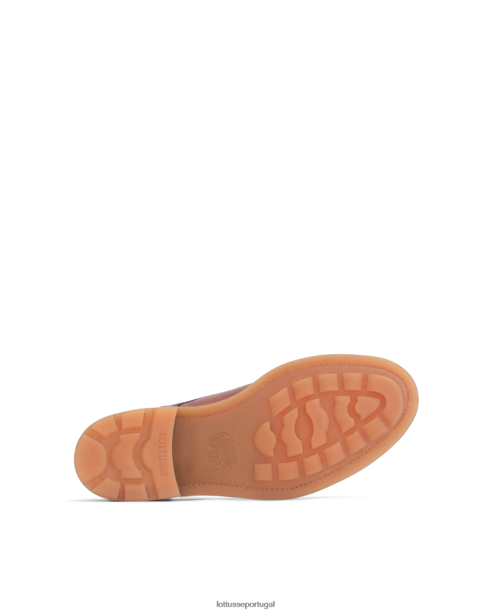 ponto Lottusse homens Bonaire bezerro soft derby marrom 86F22T131 calçados