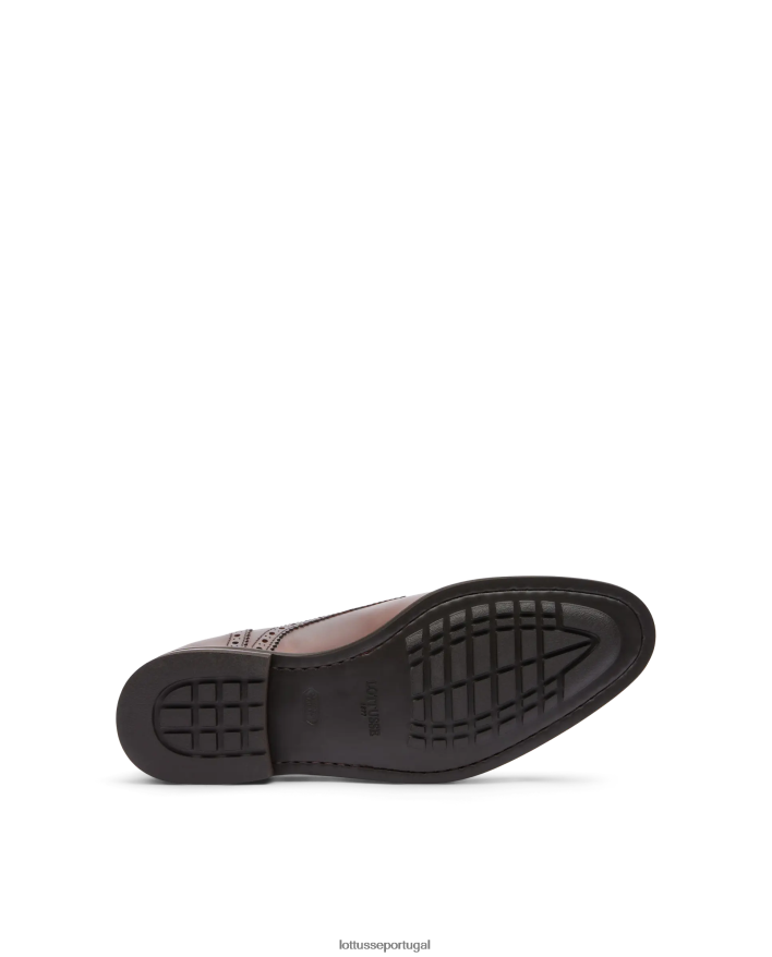ponto Lottusse homens derby de bezerro de cera holborn marrom 86F22T148 calçados