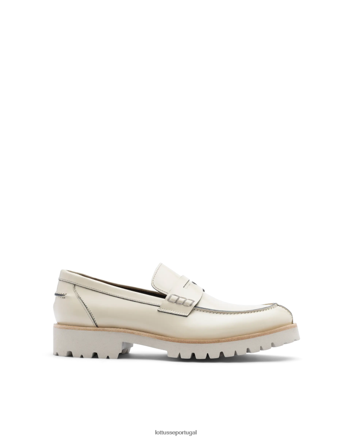 ponto Lottusse homens covent mocassins brilhantes bege 86F22T92 calçados