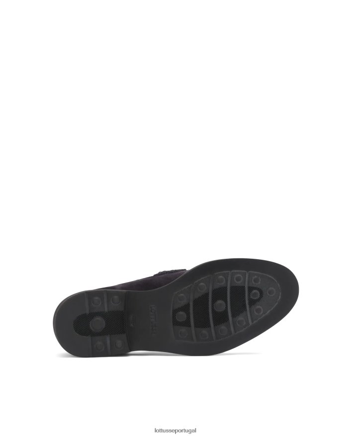 ponto Lottusse homens mocassins de camurça baltimore marinha 86F22T164 calçados