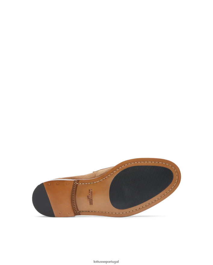 ponto Lottusse homens mocassins de camurça daytona marrom 86F22T64 calçados