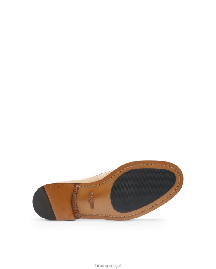 ponto Lottusse homens mocassins de camurça daytona marrom 86F22T65 calçados