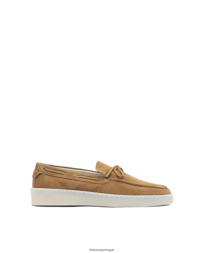 ponto Lottusse homens mocassins de camurça fornells marrom 86F22T70 calçados