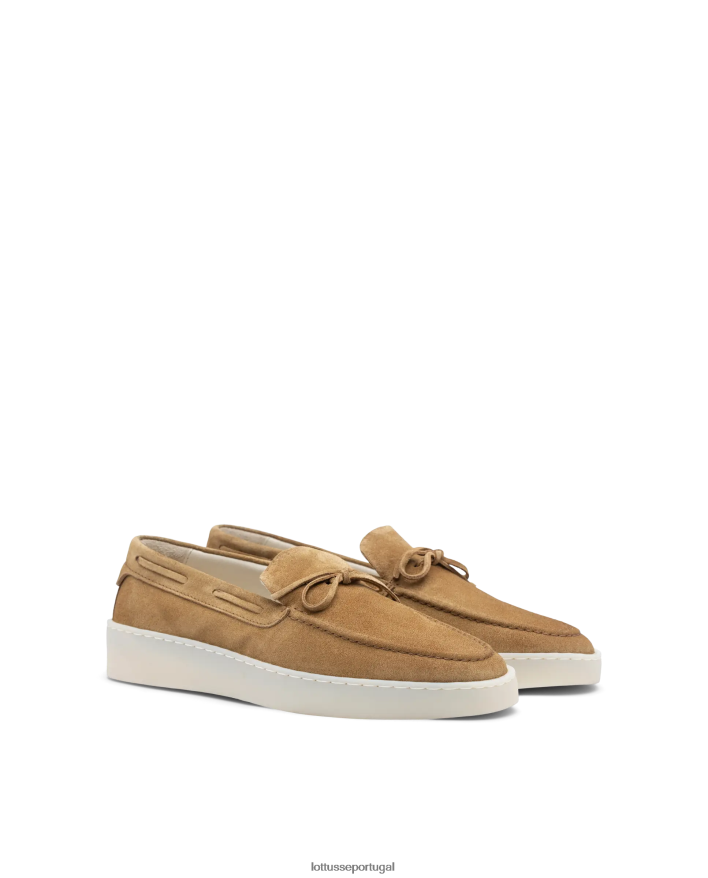 ponto Lottusse homens mocassins de camurça fornells marrom 86F22T70 calçados