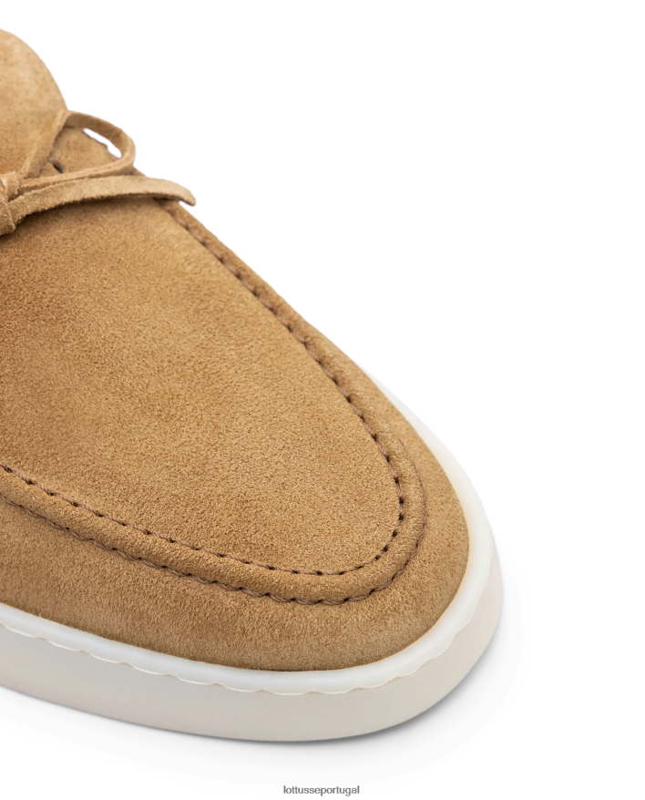 ponto Lottusse homens mocassins de camurça fornells marrom 86F22T70 calçados