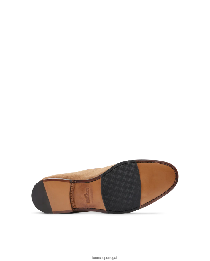 ponto Lottusse homens mocassins de camurça verona marrom 86F22T86 calçados