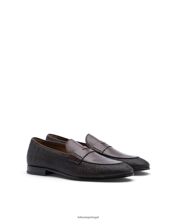 ponto Lottusse homens mocassins verona mesh canguro café 86F22T96 calçados