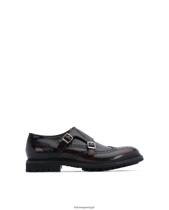 ponto Lottusse homens sapato monge walton marrom 86F22T41 calçados