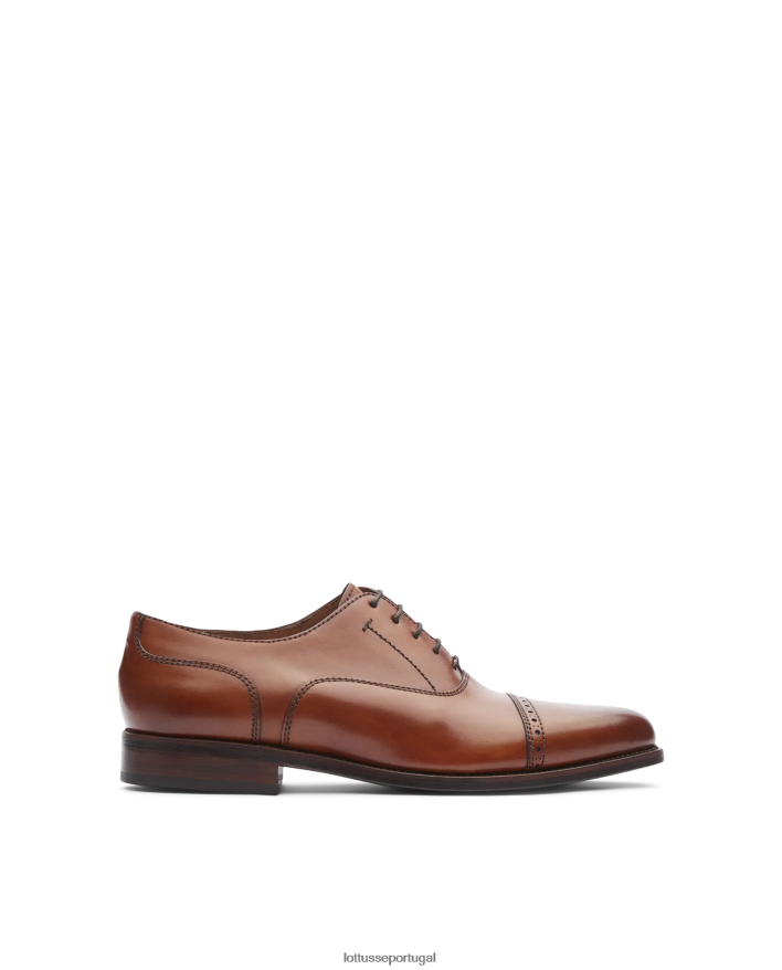 ponto Lottusse homens crosta premium anilina bezerro oxford marrom 86F22T51 calçados