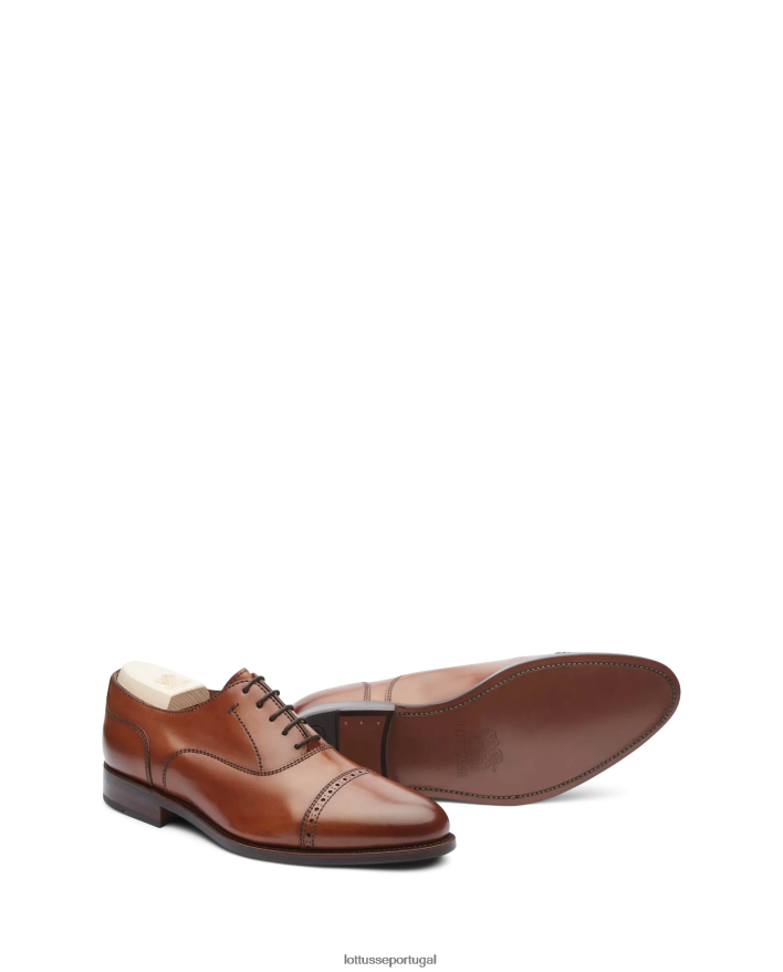 ponto Lottusse homens crosta premium anilina bezerro oxford marrom 86F22T51 calçados