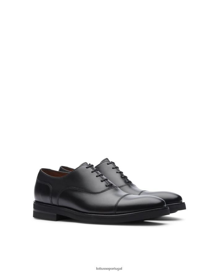 ponto Lottusse homens holborn escovar panturrilha oxford preto 86F22T15 calçados