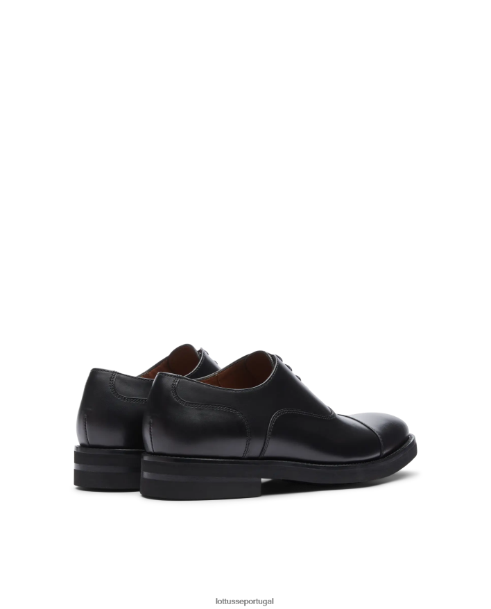 ponto Lottusse homens holborn escovar panturrilha oxford preto 86F22T15 calçados