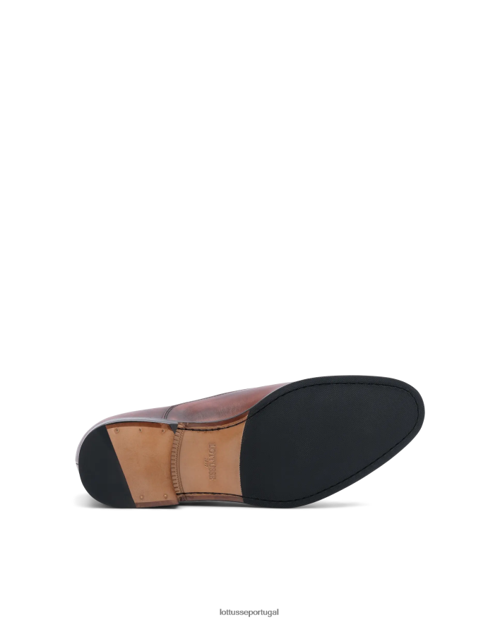 ponto Lottusse homens lenox escovar bezerro oxford marrom 86F22T137 calçados