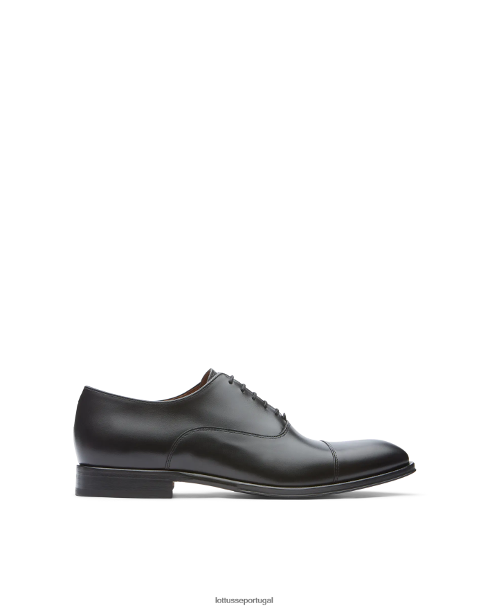 ponto Lottusse homens lenox escovar bezerro oxford preto 86F22T8 calçados