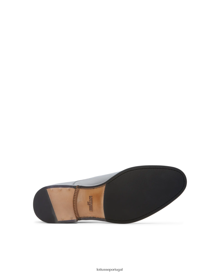 ponto Lottusse homens lenox escovar bezerro oxford preto 86F22T8 calçados