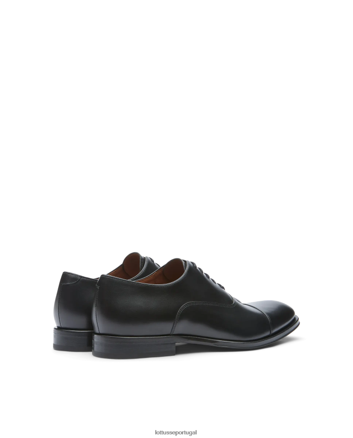 ponto Lottusse homens lenox escovar bezerro oxford preto 86F22T8 calçados