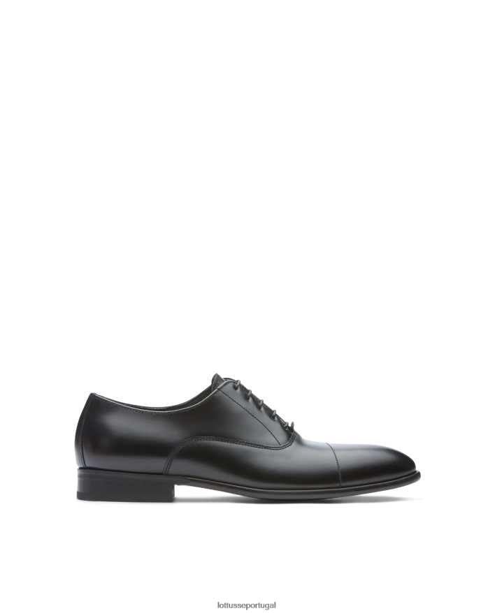 ponto Lottusse homens regente brilhante bezerro oxford preto 86F22T30 calçados