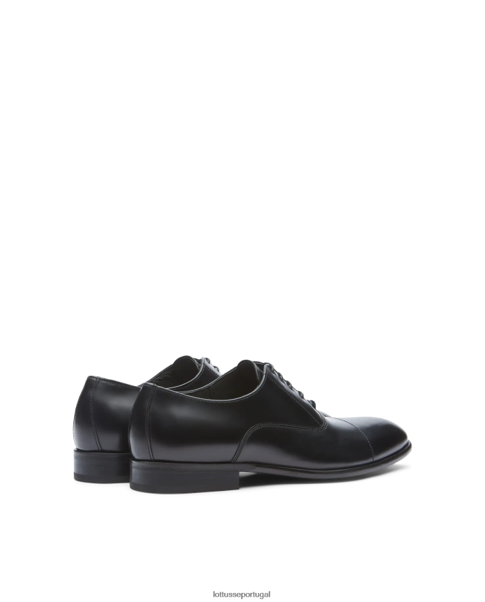 ponto Lottusse homens regente brilhante bezerro oxford preto 86F22T30 calçados