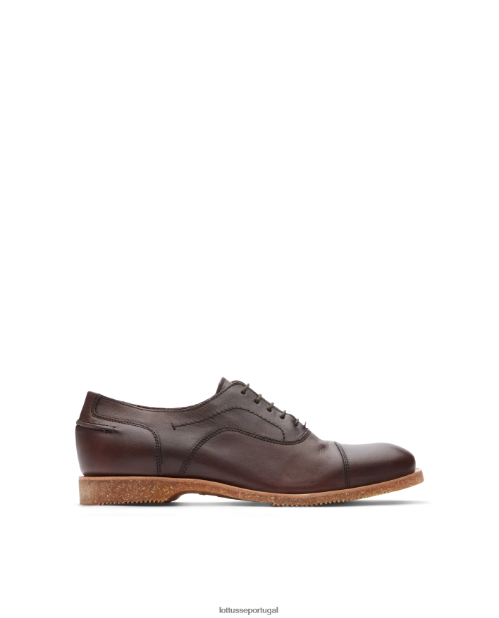 ponto Lottusse homens terra vaqueta soft bezerro oxford marrom 86F22T85 calçados