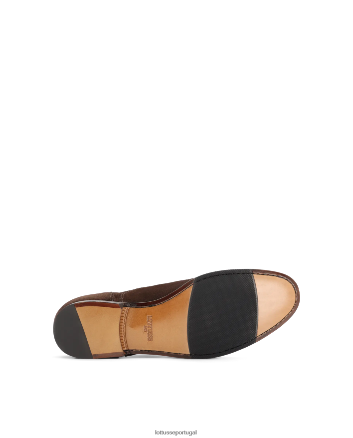 ponto Lottusse homens verona escovar bezerro oxford café 86F22T75 calçados