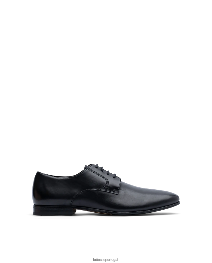 ponto Lottusse homens verona escovar bezerro oxford preto 86F22T89 calçados