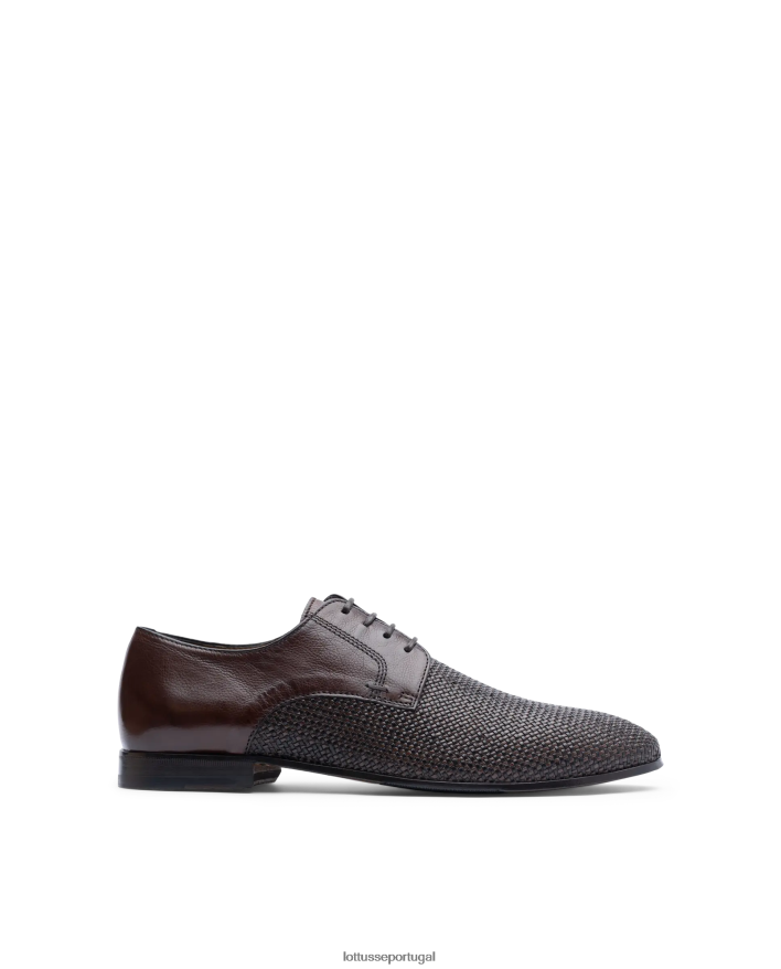 ponto Lottusse homens verona malha canguro oxford café 86F22T97 calçados