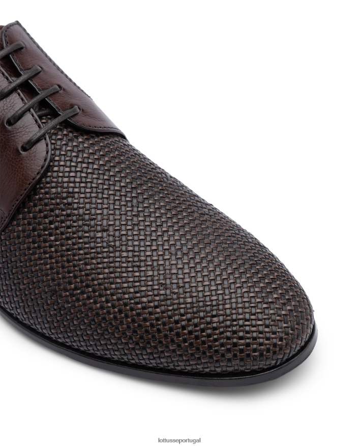 ponto Lottusse homens verona malha canguro oxford café 86F22T97 calçados