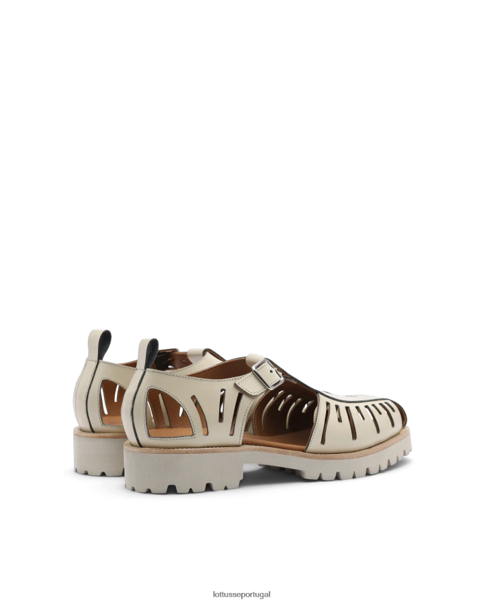 ponto Lottusse homens covent sapatos de gelatina de bezerro brilhante bege 86F22T93 calçados