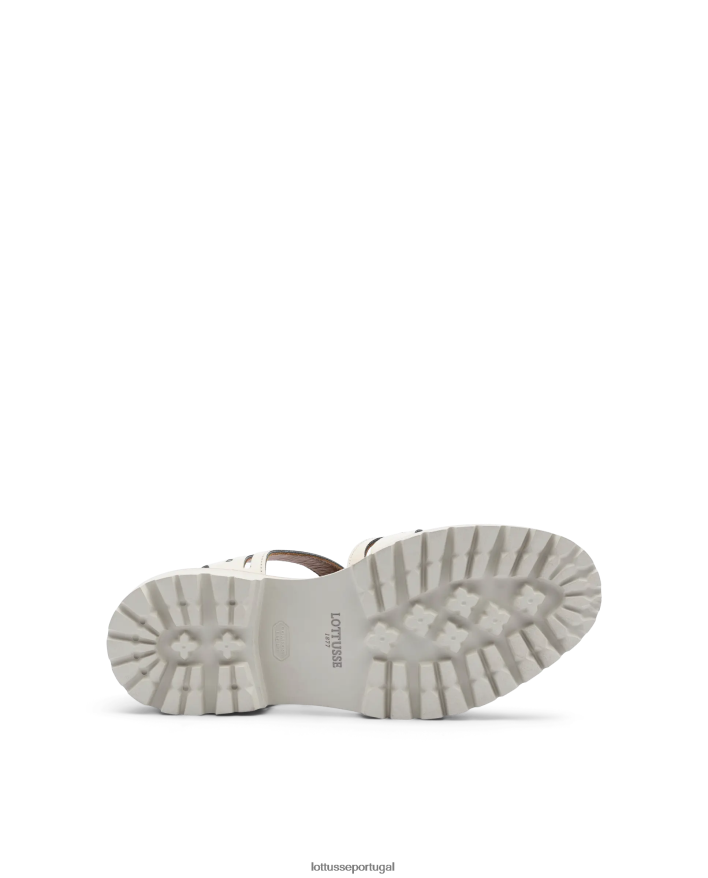 ponto Lottusse homens covent sapatos de gelatina de bezerro brilhante bege 86F22T93 calçados