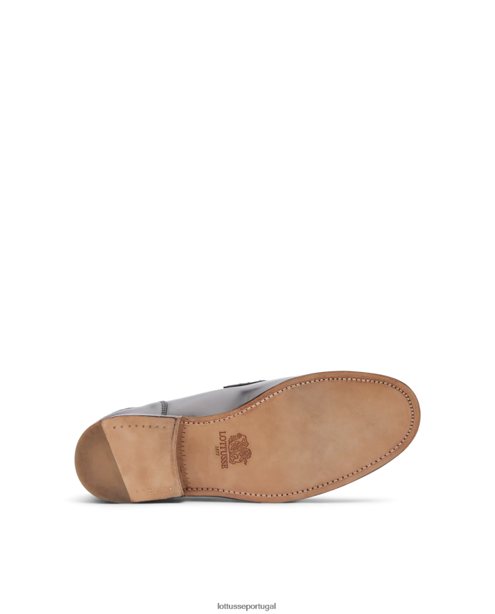 ponto Lottusse homens sapatos de barco cordovão kingstown shell horse marrom 86F22T60 calçados