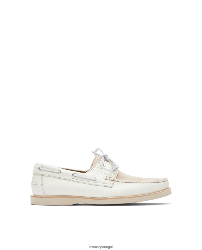 ponto Lottusse homens sapatos de barco de bezerro de grãos oceânicos multicolorido 86F22T122 calçados