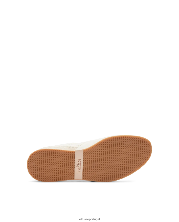 ponto Lottusse homens tênis mancor soft bezerro off white 86F22T114 calçados