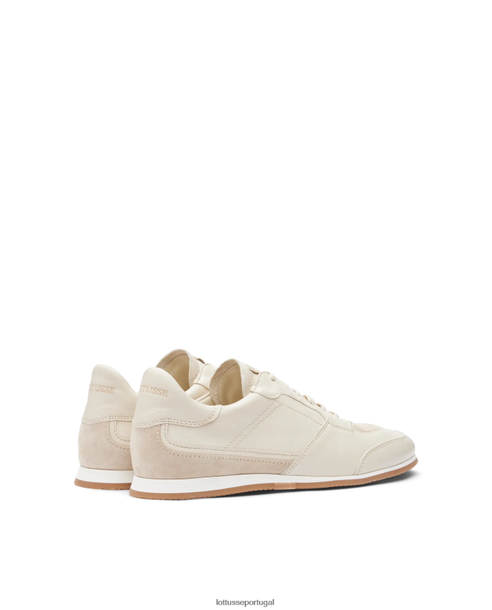 ponto Lottusse homens tênis mancor soft bezerro off white 86F22T114 calçados