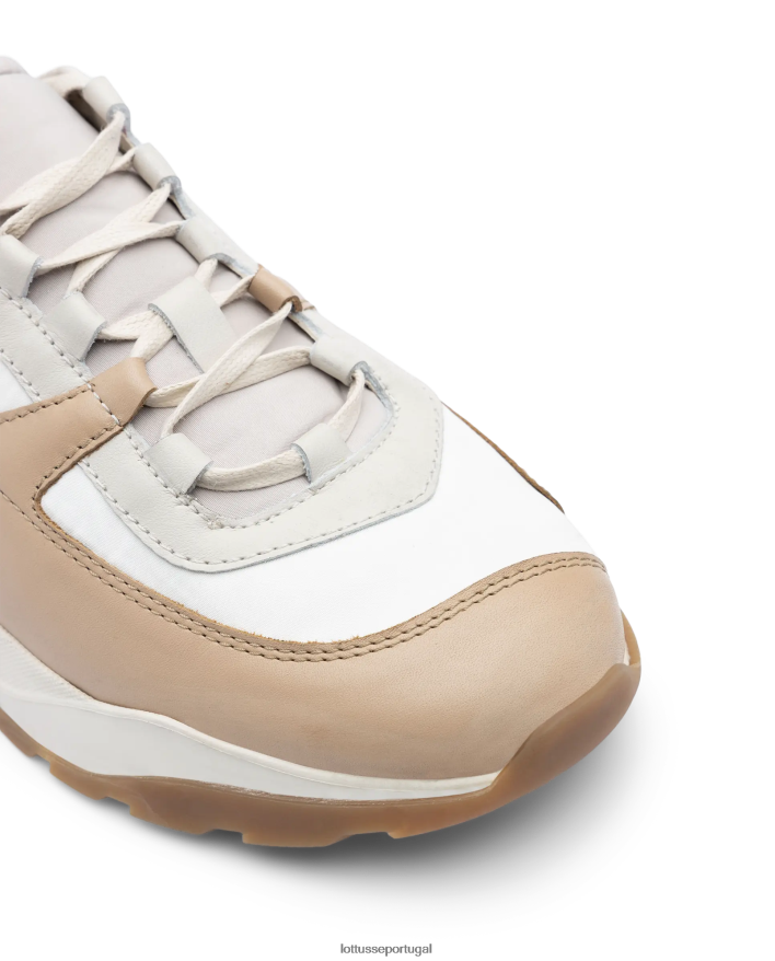 ponto Lottusse homens tênis osaka multicolorido de panturrilha macia natural 86F22T120 calçados