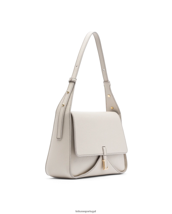 ponto Lottusse mulheres bolsa com alça superior de bezerro grão talaia off white 86F22T324 acessórios