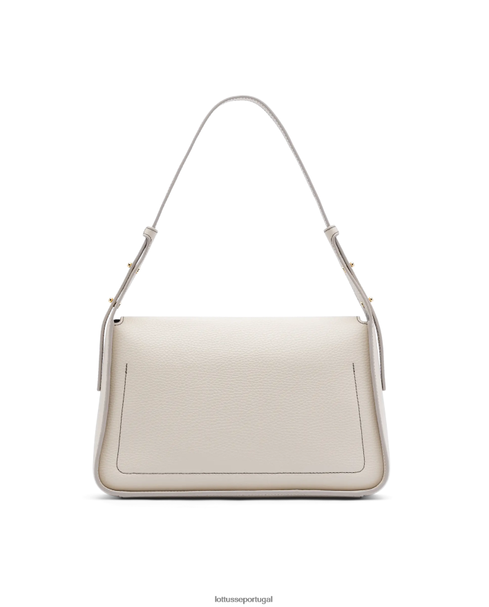ponto Lottusse mulheres bolsa com alça superior de bezerro grão talaia off white 86F22T324 acessórios