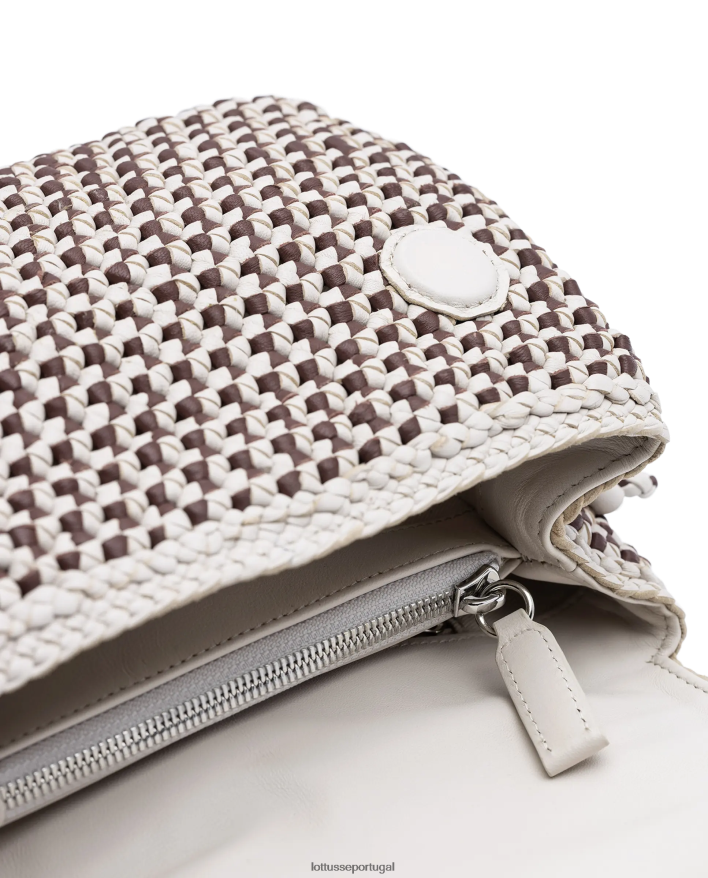 ponto Lottusse mulheres bolsa com alça superior macia de cordeiro merino noodbag multicolorido 86F22T356 acessórios