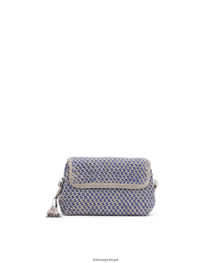 ponto Lottusse mulheres bolsa com alça superior macia de cordeiro merino noodbag multicolorido 86F22T357 acessórios