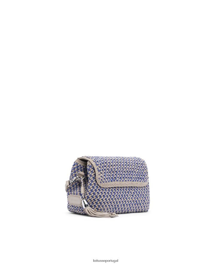 ponto Lottusse mulheres bolsa com alça superior macia de cordeiro merino noodbag multicolorido 86F22T357 acessórios