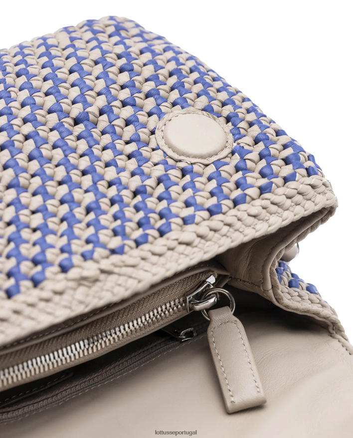 ponto Lottusse mulheres bolsa com alça superior macia de cordeiro merino noodbag multicolorido 86F22T357 acessórios