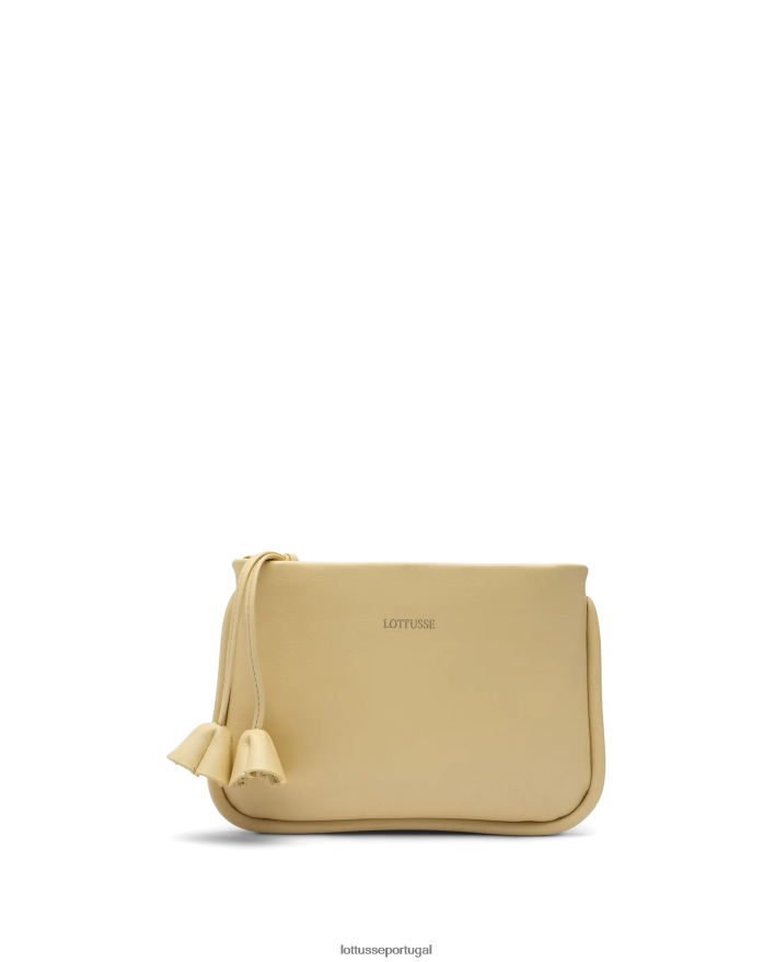 ponto Lottusse mulheres bolsa com alça superior macia serena cordeiro amarelo 86F22T334 acessórios