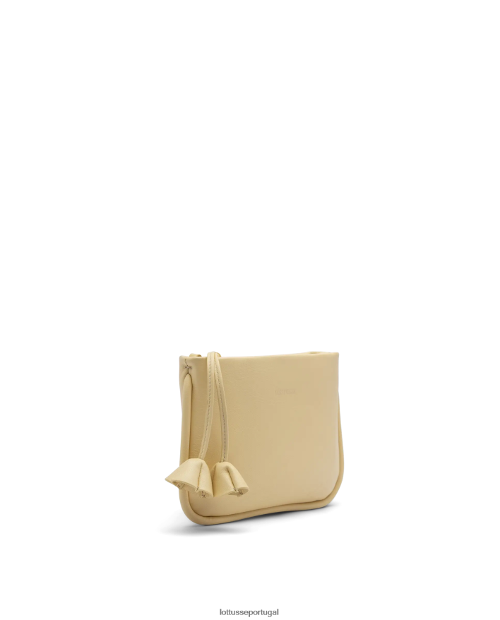 ponto Lottusse mulheres bolsa com alça superior macia serena cordeiro amarelo 86F22T334 acessórios