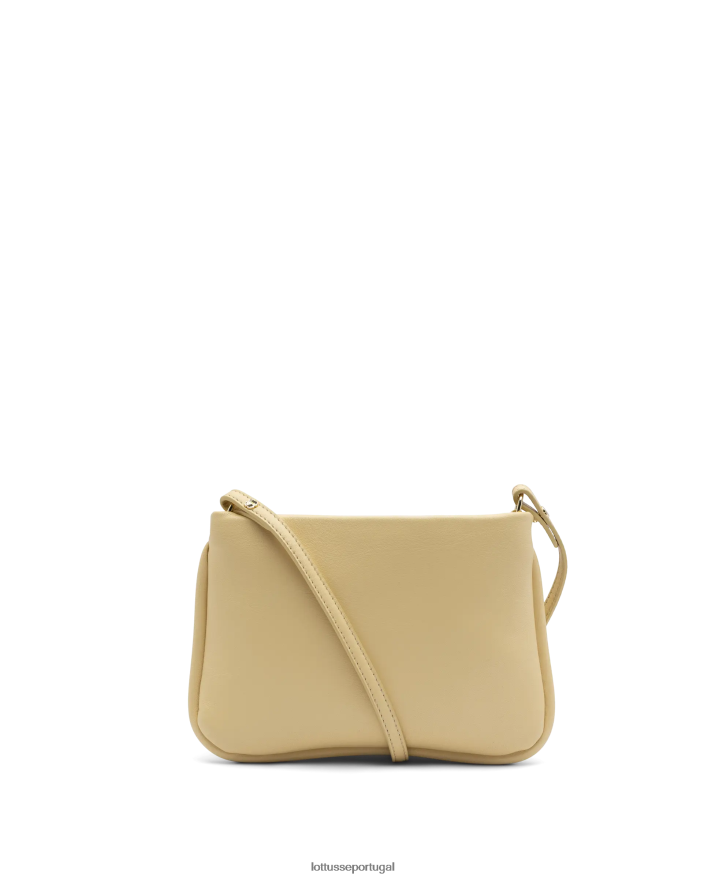 ponto Lottusse mulheres bolsa com alça superior macia serena cordeiro amarelo 86F22T334 acessórios